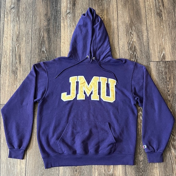 Champion Other - JMU Champion Purple Hoodie James Madison University Mens Size Large